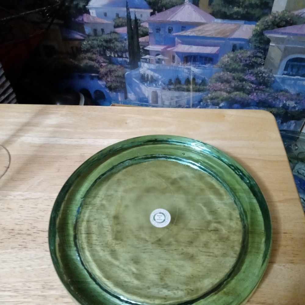 🍾🍸GREEN TRAY & 2 BAR GLASSES🍹🍹🍹🍷A FABULOUS VINTAGE GIFT. 🍸🍸 - Picture 3 of 15